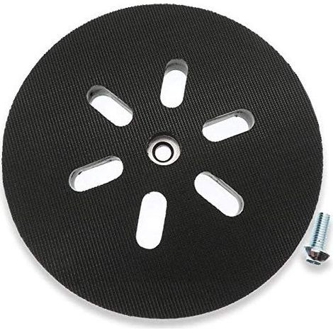 Plateau de ponçage de 150 mm - Pour ponceuse excentrique Bosch GEX 150 AC, PEX 15 AE, GEX 150 Turbo - 150 mm avec vis Poweka (1/5)