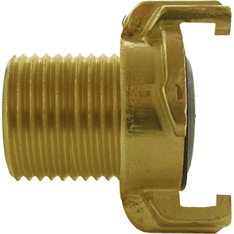 Acoplamiento de garra DIN 3489 con rosca externa de 1 pulgada.