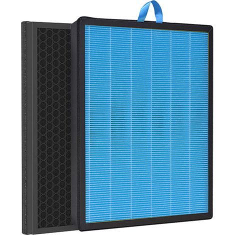 Lot de 2 filtres de rechange compatibles avec le purificateur d'air LEVOIT Vital 200S, filtre HEPA 200S-RF pour un air plus pur (bleu).-AquaForge (1/4)