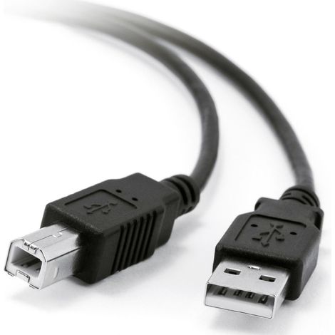 TrAdE Shop Traesio - Cavo Prolunga Stampante Usb 2.0 Am/bm 2 X Maschio 10m 10mt 10 Metri -