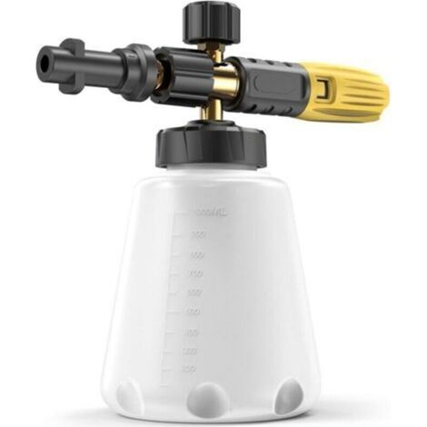 Snow Foam Lance for Karcher K2 K3 K4 K5 K6 K7 Pressure Washer, Connect Upgraded Replacement Foam Cannon and Wide Mouth Soap Dispenser, Adjustable Nozzle (1/4)