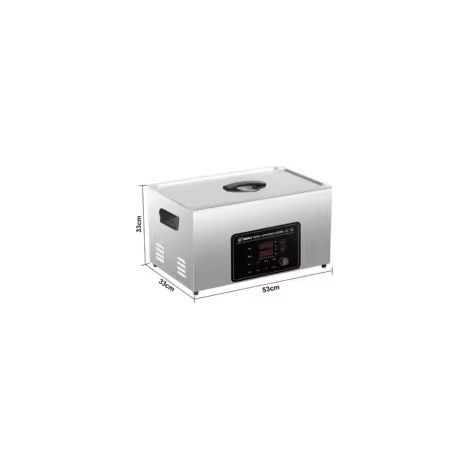 SIHAO 30L 7 niveaux Nettoyeur à ultrasons numérique avec chauffage et minuteur de 600W, puissance de 600W, Degas pour bijoux, lunettes, utilisation domestique (1/5)