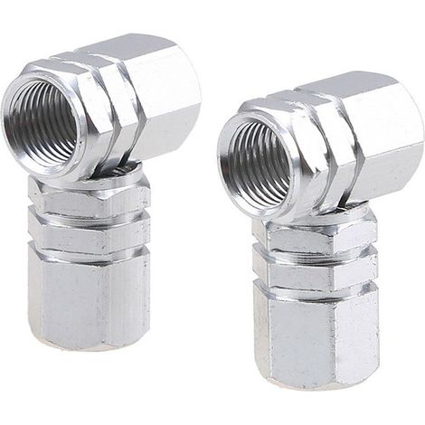 Bouchons de valve en aluminium POUR ROUES, roues, jantes, bouchons argentés