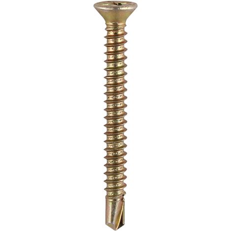 TIMco 3.9 x 32mm Self Drilling PVC CSK ZYP Screws Qty 1000 (1/2)
