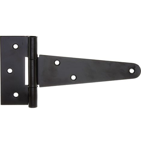 Charnières anglaises  – 148 mm en acier laqué noir – set de 25 pièces avec axe détaché et trous de vis fraisés – Marque Alberts (1/2)