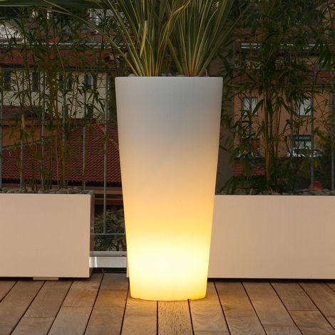 Vaso Luminoso Ø37,5x102 cm in Resina Arkema Tondo 102 SL (1/4)
