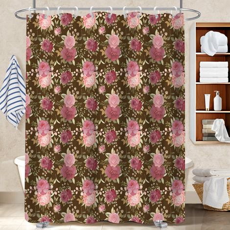 Rideau douche polyester 180x180 résistant rideau étanche pour cacher un carrelage un peu vieillot (1/5)