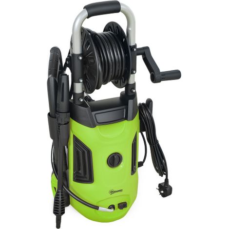 1800W High Pressure Washer, 150 Bar, 420 L/h, portable jet wash with adjustable nozzle, 6M hose, ideal for home, patio, car, driveway. (1/5)