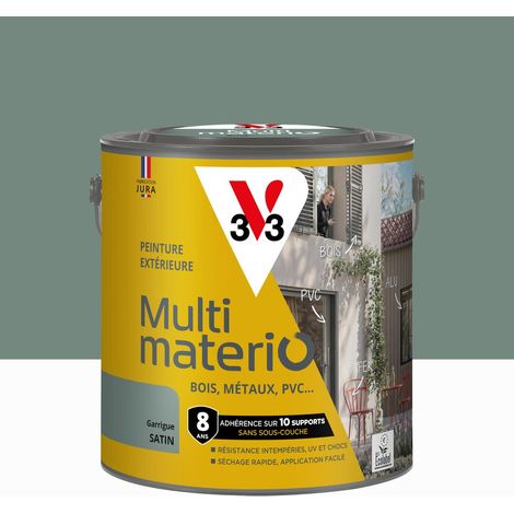 Pintura exterior para madera, hierro y plástico V33 garrigue satinada 2L V33 (1/5)