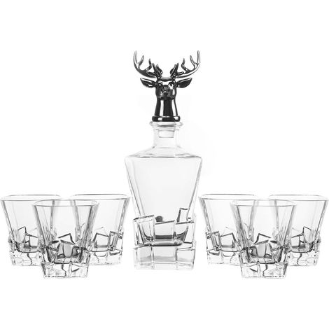 Coffret de 7 verres à whisky 820 ml