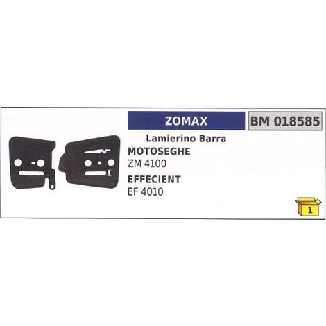 Kit lamierini barra lato catena ZOMAX per motosega ZM 4100 018585