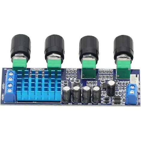 XH-M577 TPA3116D2 Audio Haute Puissance Tone Op Ampli DC 12-24V Double-canal Stéréo 2 X 80W Ampli Numérique Carte (1/5)