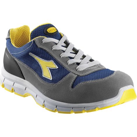 Diadora SCARPE ANTINFORTUNISTICA BASSE S1P SRC RUN TEXTILE LOW Col. Grigio/Blu Mis. 43