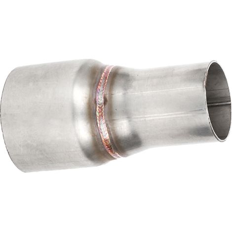 Raccord réducteur d'échappement 63 mm/2,5 po à 45 mm/1,75 po, tube de raccordement droit standard avec trou (1/5)