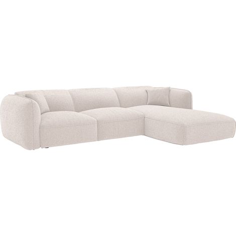 Divano in Tessuto Beige  - Angolo a destra - CAMILIO della Maison Céphy