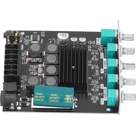 Carte d'amplification audio Bluetooth 2.1 canaux, module d'amplification de puissance pour enceintes domestiques DIY (1/5)