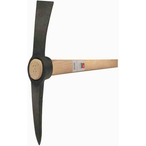 IDEAL-Kreuzhacke 1,5 kg, 95 cm Eschenstiel, geschmiedet, ovales Auge