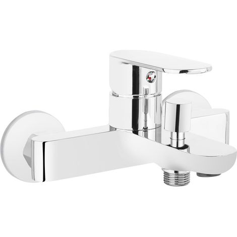 Einhebel-Wandarmatur für Badewanne und Dusche, verchromt, Alpinia (1/3)