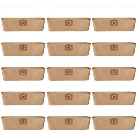 15 sacs à poussière pour aspirateur WD3 Premium 3300 M, 3200 WD3.500 P et 6959-130 (1/5)