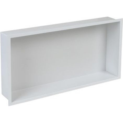 Plieger Inbox Niche de rangement à encastrer 60x30x7,5cm étanche Blanc