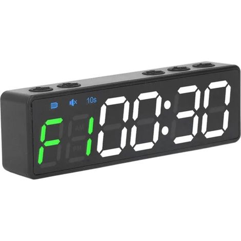Minuteur de gym portable rechargeable avec aimant, idéal pour l'entraînement et le fitness (1/5)