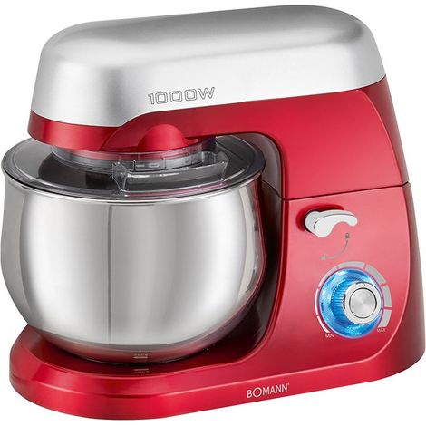 Robot pétrin multifonction 5L 1000W Bomann KM 6009 CB Rouge