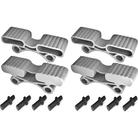 – Kit de 4 embouts support latte 38mm x 12mm – Supports suspendus élastomère souple – 8 tenons Ø11mm pour sommier flexible - 38mmx12mm (1/4)
