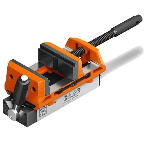 Fein – Étau magnétique 100mm – Capacité de serrage 7800N – Système modulaire pour espaces confinés – 90701003020