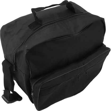 Sac Chaise Roulante Accroché Dossier Rangement Tote Portable Grande Capacité Imperméable Poche Accessible Voyage Messager Noir (1/5)
