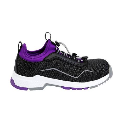Chaussures de sécurité COCOON EVO STRETCH S3, S3 SRC, T38 Femme, Noir, Pourpre ( Prix pour 1 paire ) (1/3)