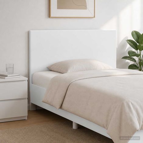 vidaXL Testiera da Muro BREDA Bianco Legno ingegnerizzato (1/5)