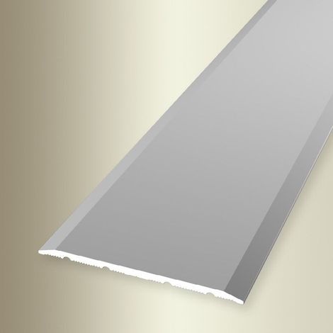 PROVISTON Übergangs- & Ausgleichsprofil Aluminium 60 x 1000 mm Silber Bodenprofil Metallprofil Übergangsschiene (1/3)
