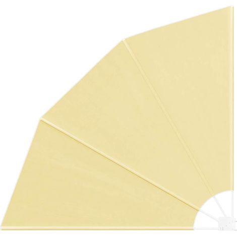 Balkon Sichtschutz Sand 160 x 160 cm Polyester