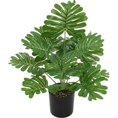 Plante Artificielle - Feuilles Grandes - Décoration Intérieure Salon Cuisine Salle De Bain - 1 Pièce (1/5)
