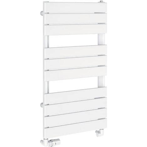 Sèche-serviettes eau chaude mixte acier CHORUS BAINS 1000W - Finimetal (1/4)