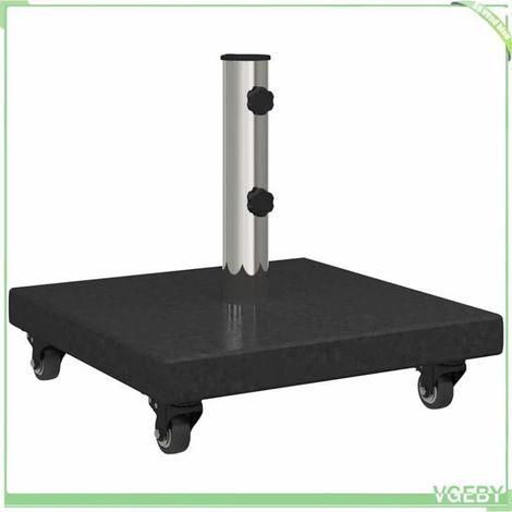 Socle de parasol - FAFEICY - 42006587 - Noir - Granit - 45x45x45 cm (1/5)