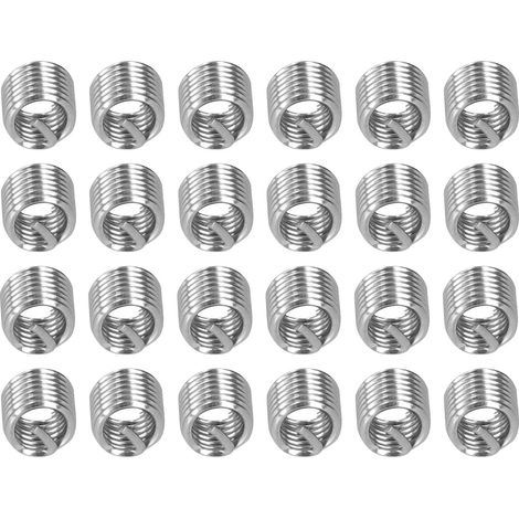 100 Pièces Raccords Filetés Mâle Femelle Réducteurs Écrous de Réparation Outil Fixation Acier Inoxydable M6x11.5D (1/5)