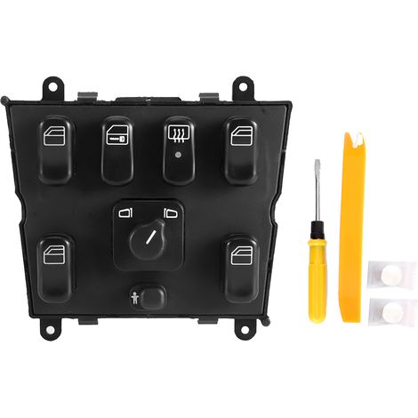 Mercedes-Benz Mittelkonsolen-Hauptschalter für elektrische Außenspiegel, Fensterheber-Steuereinheit 1638206610 (1/5)