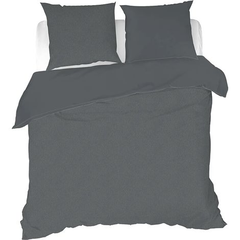 Parure de lit gaze de coton 220 x 240 cm Nid d'abeille