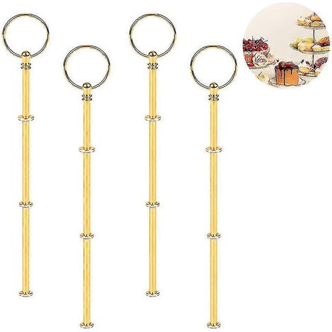 Ensemble de 4 accessoires pour présentoir à gâteaux à 3 étages, plateau à étages. (1/4)