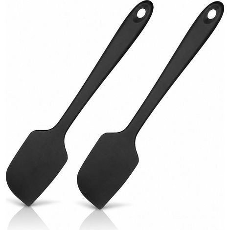 2er Set Silikon Spatel 28cm Hitzebeständig bis 315℃, Flexibel & Antihaft