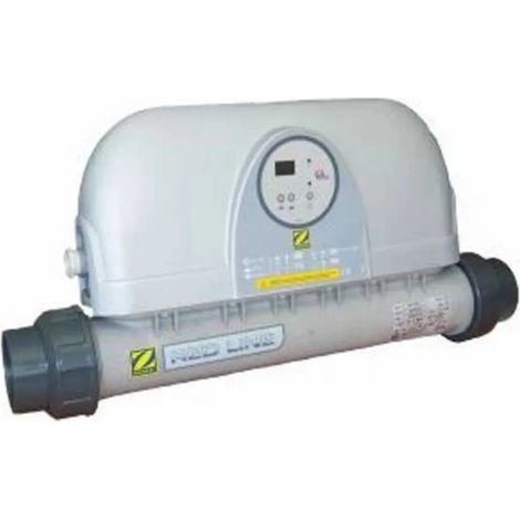calentador de piscina zodiac red line 6 6 kW titanio
