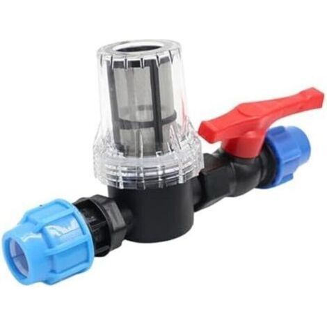 CSPARKV 20mm Raccords d'irrigation goutte à goutte Commutateurs Vanne, Vannes à vanne avec raccord de verrouillage barbelé - Vannes d'irrigation goutte à goutte réutilisables,Accessoires d'irrigation