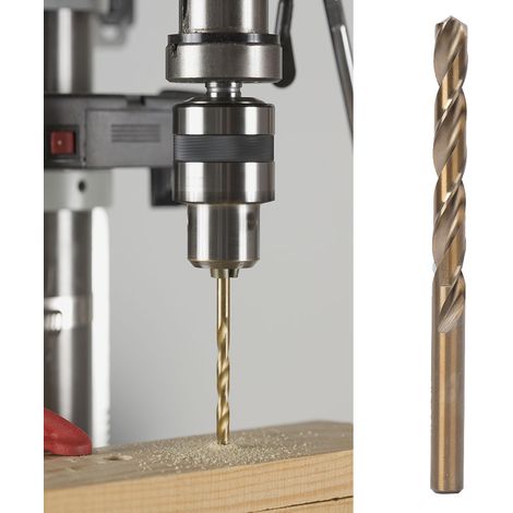 1 Schachtel Hochleistungsbohrer aus Schnellarbeitsstahl, Edelstahl und Eisen, Bohrwerkzeug für elektrische Bohrmaschinen, 8 mm/8,5 mm, 10 Stück pro Schachtel / 4341 (1 Schachtel) (1/5)