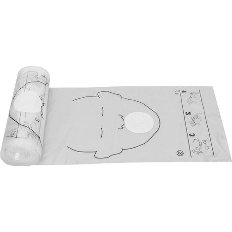 Masque de réanimation CPR à usage unique avec film protecteur pour urgences médicales (1/5)