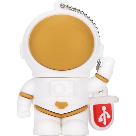 Clé USB 2.0 rapide 16 Go, 32 Go, 64 Go, 128 Go, connexion à chaud, motif astronaute mignon et compact, 64 Go.