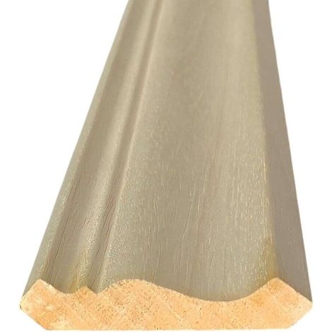 Cimasa cornice per mobili e cucine in legno di ayous grezza mm 16 x 84 x 2700