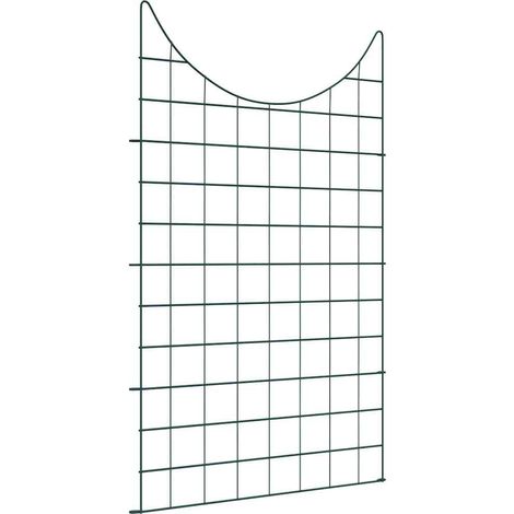vidaXL Pond Fence Set 8 pcs Green 50 x 80 cm Steel