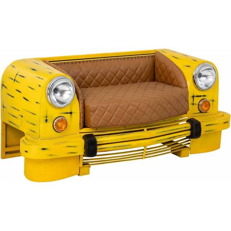 Sofa coche amarillo 154x76x70 (1/5)