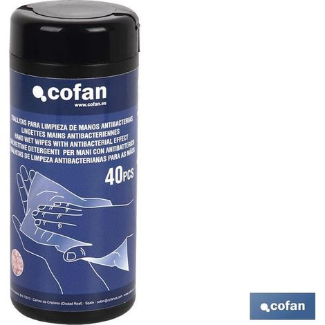 Salviette antibatteriche per la pulizia delle mani 40 unità